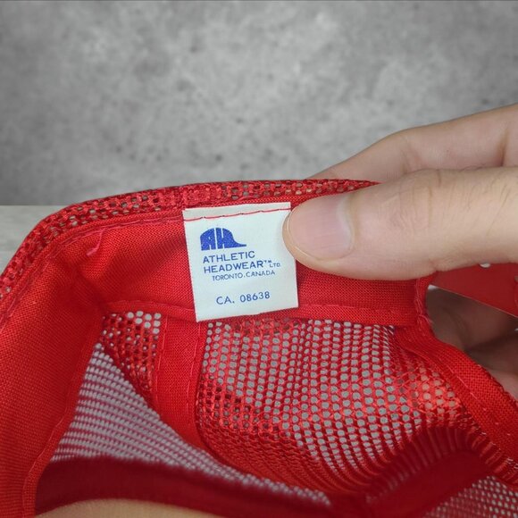 Vintage 90s 'Coca Cola' red trucker hat - Picture 3 of 3